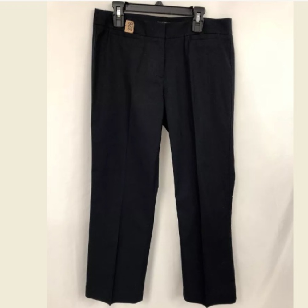 J CREW NAVY‎ PIQUE CROPPED PANTS 4
